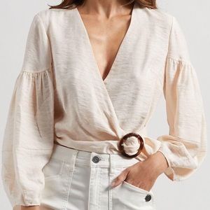 Joie Sophiana Wrap Top XXS